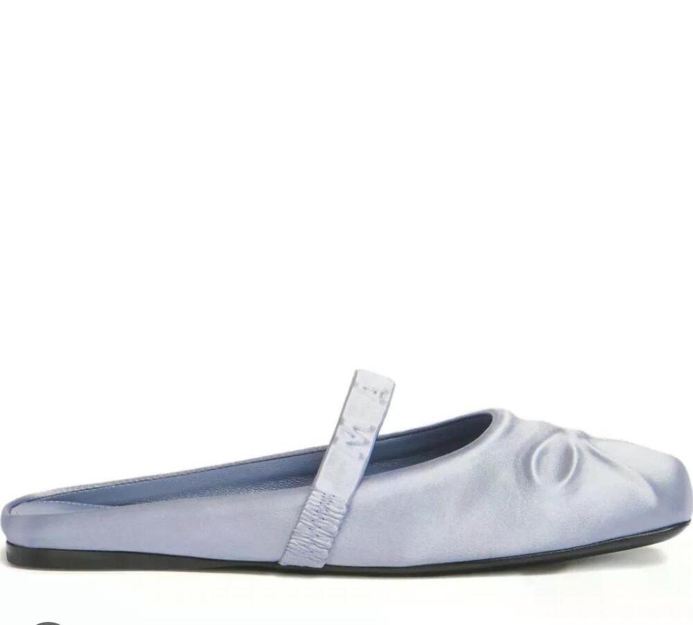 NEW MARNI women's sabot slip on flat in cloud